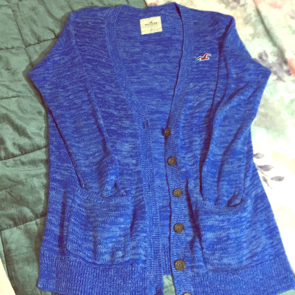 Amazing Blue Hollister Cardigan